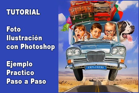 Photoshop Fotomontaje ilustrado